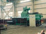 Scrap Metal Baling Press-Bale turn out discharge